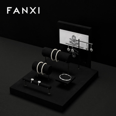 TT486 T bar Metal Earring Display Stand Jewelry Display Ring Bracelet Earring Holder Jewelry Display Prop