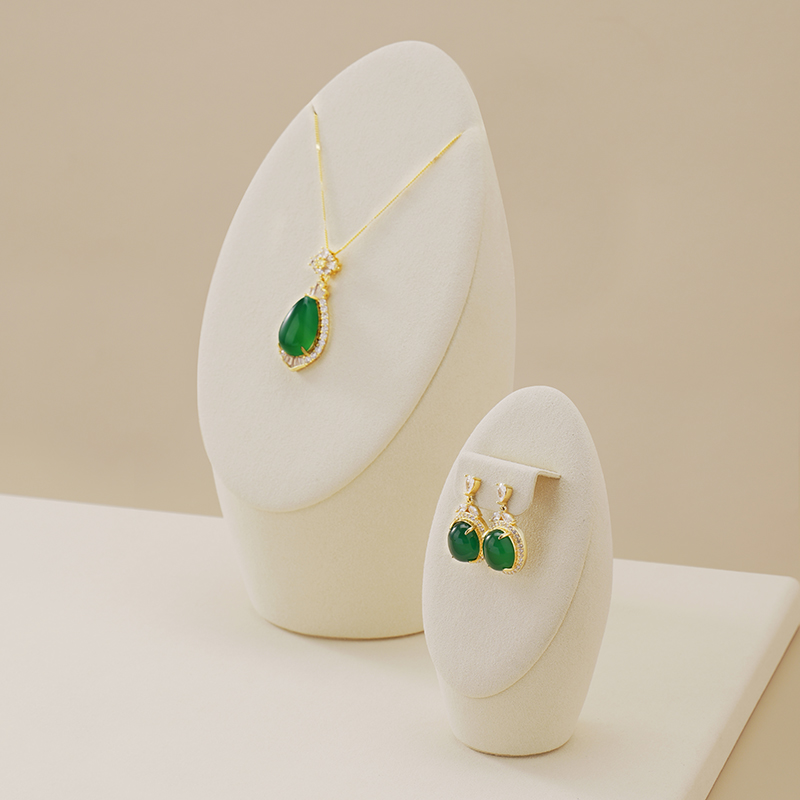 TT101 Fashion Earrings Display Stands Metal T-bar Vertical Earring Rack Luxury Earrings Necklace Jewelry Display Props