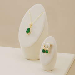 TT101 Fashion Earrings Display Stands Metal T-bar Vertical Earring Rack Luxury Earrings Necklace Jewelry Display Props