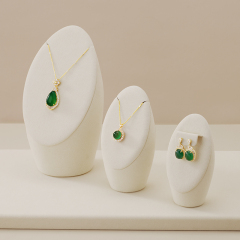 TT101 Fashion Earrings Display Stands Metal T-bar Vertical Earring Rack Luxury Earrings Necklace Jewelry Display Props