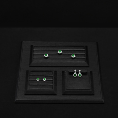 TT574 Wholesale Jewelry Display Set Silk Jewelry Exhibition Stand Display Set Necklace Bracelet Earring Ring Display Stand