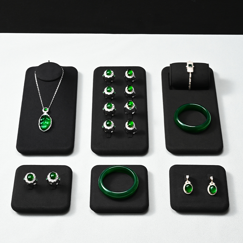 TT273 Luxury Wholesale Fashion DIY Metal Jewelry Display For Bracelet Necklace Ring Earring Watch Fancy Jewellery Display Set