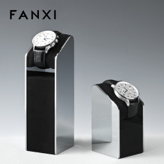 JS152-154 Luxury Watch Display Microfiber Metal Display Stand Watch Holder Organizer