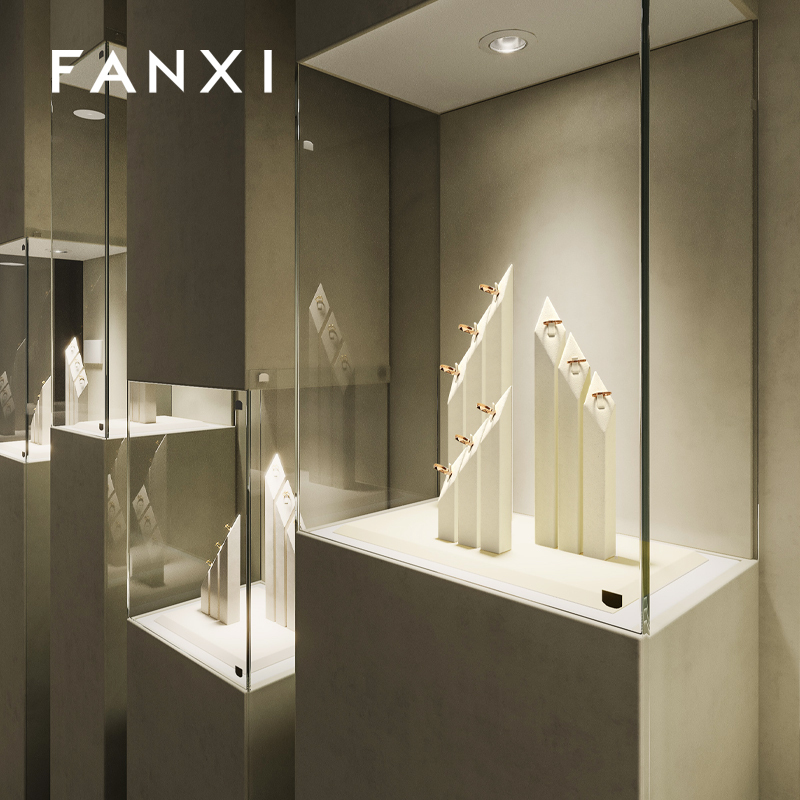 TT554 Fashion Luxury Jewelry Display Custom Jewelry Display Set