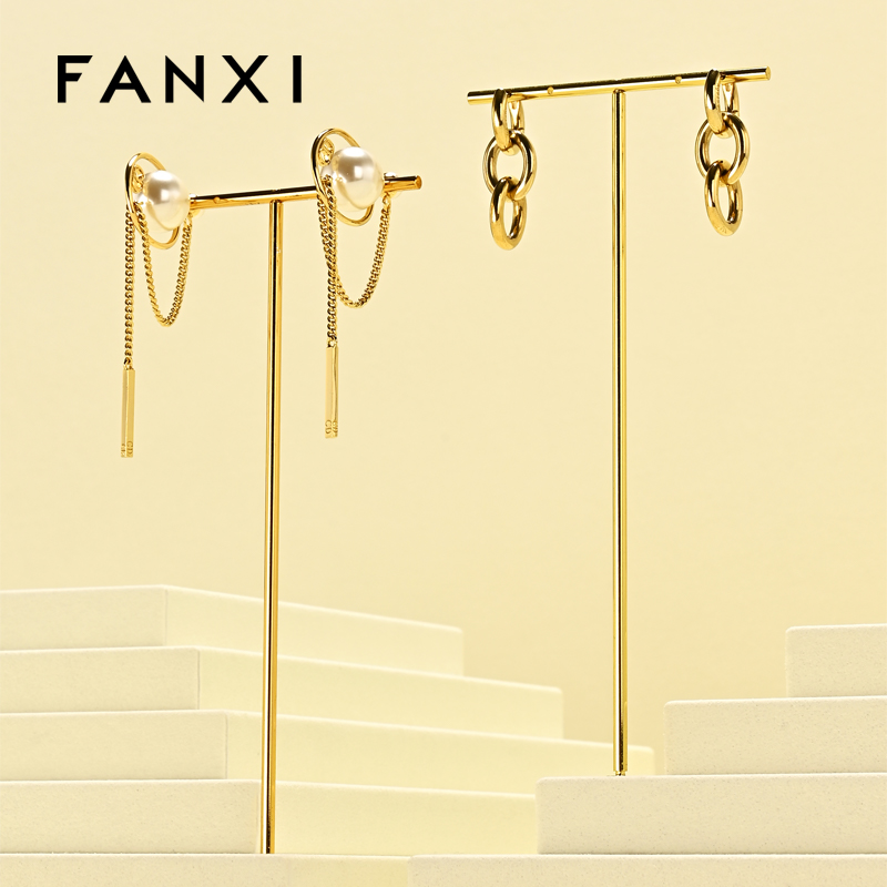 TT568-572 Jewelry Display Plate Microfiber Metal Bottom Metal Jewelry Display Set