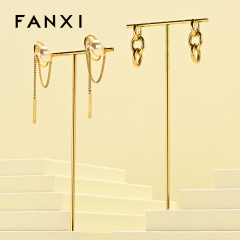TT568-572 Jewelry Display Plate Microfiber Metal Bottom Metal Jewelry Display Set