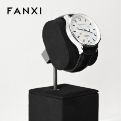 TT579-582 Watch Display Set Microfiber Metal Bracelet Watch Holder Organizer Watch Stand