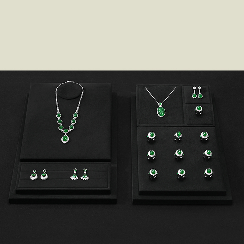 TT558 Jewelry Display Set Jewelry Exhibition Stand Display Set Necklace Bracelet Earring Ring Display Stand