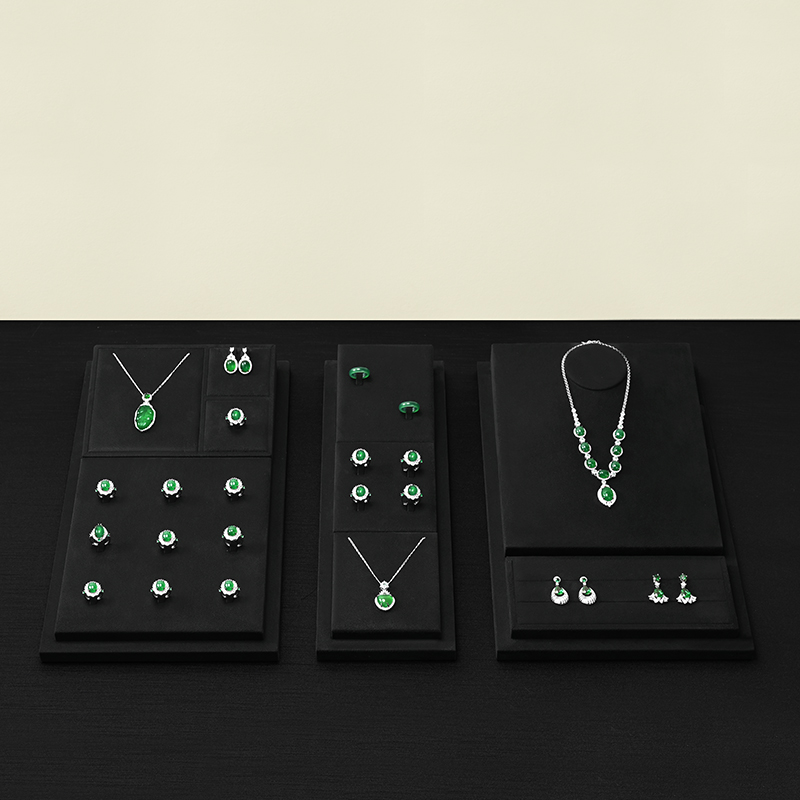 TT558 Jewelry Display Set Jewelry Exhibition Stand Display Set Necklace Bracelet Earring Ring Display Stand