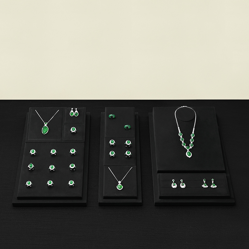 TT558 Jewelry Display Set Jewelry Exhibition Stand Display Set Necklace Bracelet Earring Ring Display Stand