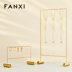 JS155 Jewelry Display Stand Metal Jewelry Props Jewelry Store Window Display Set