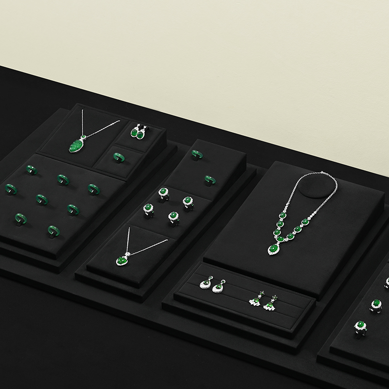 TT558 Jewelry Display Set Jewelry Exhibition Stand Display Set Necklace Bracelet Earring Ring Display Stand