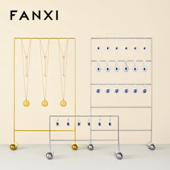 JS155 Jewelry Display Stand Metal Jewelry Props Jewelry Store Window Display Set