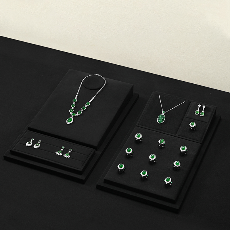 TT558 Jewelry Display Set Jewelry Exhibition Stand Display Set Necklace Bracelet Earring Ring Display Stand