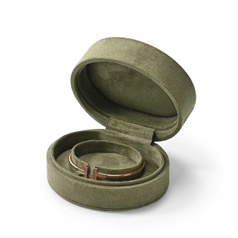 Wholesale Custom Logos Luxury Suede Gift Jewelry Packaging Box Bracelet Necklace Ring Earrings Jewellery Box