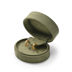 Wholesale Custom Logos Luxury Suede Gift Jewelry Packaging Box Bracelet Necklace Ring Earrings Jewellery Box