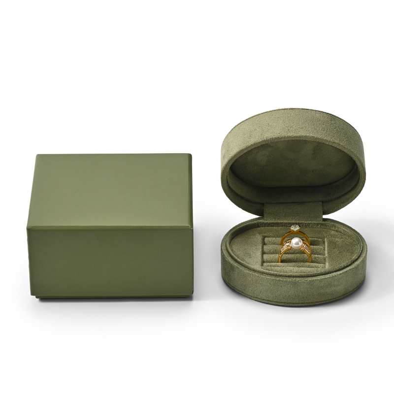 Wholesale Custom Logos Luxury Suede Gift Jewelry Packaging Box Bracelet Necklace Ring Earrings Jewellery Box