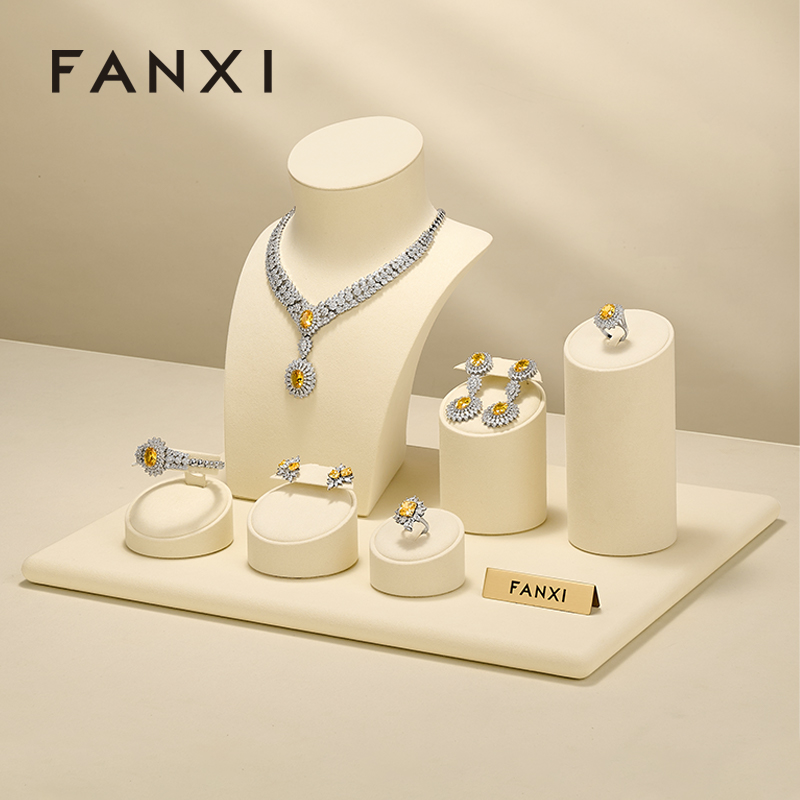 TT155 Jewelry Display Stand Set Ring Necklace Ear Jewelry Display Rack Counter Window Rack Jewelry Display Stand
