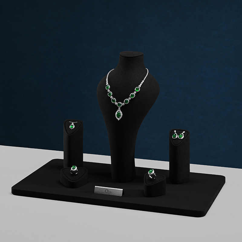 TT467 Custom Made Jewelry Mannequin Bust Stand Professional Jewelry Display Stand for Store