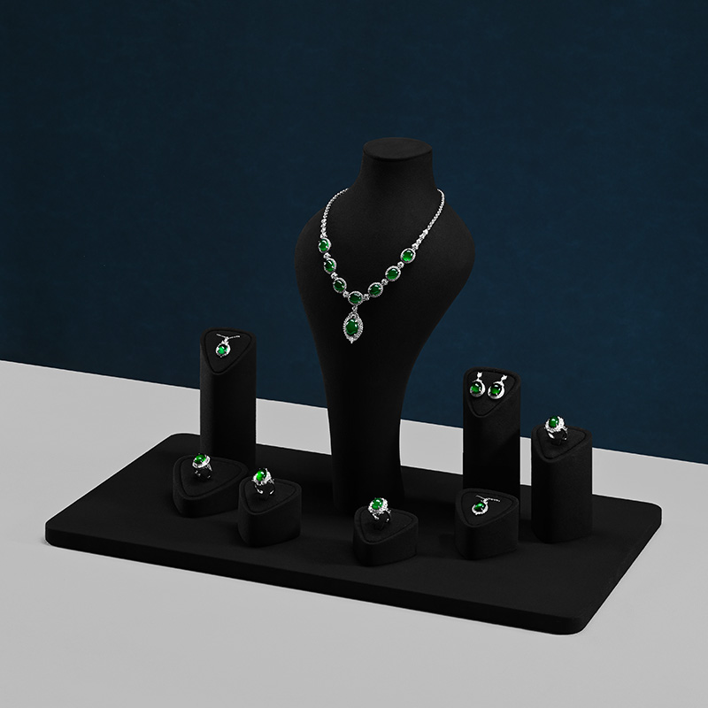 TT467 Custom Made Jewelry Mannequin Bust Stand Professional Jewelry Display Stand for Store