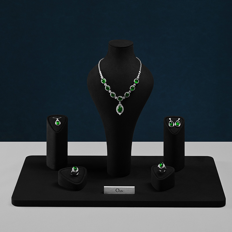 TT467 Custom Made Jewelry Mannequin Bust Stand Professional Jewelry Display Stand for Store