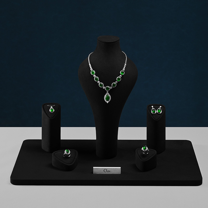 TT467 Custom Made Jewelry Mannequin Bust Stand Professional Jewelry Display Stand for Store