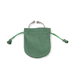 Green Microfiber Jewelry Pouch Bracelet Ring Necklace Earring Jewelry Bag