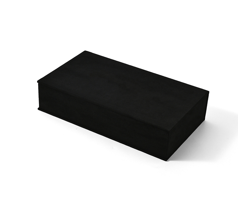 Hot Luxury Magnetic Gift Box Luxury Jewelry Box Pink Black Suede Ring Box