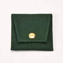 Green Microfiber Pouch Custom logo Jewellery Bag Pouch Multifunction Pouch With Logo