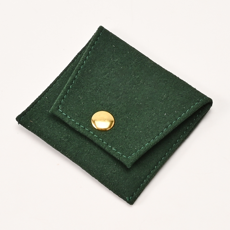 Green Microfiber Pouch Custom logo Jewellery Bag Pouch Multifunction Pouch With Logo