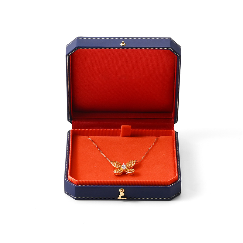 Custom Logo Jewellery Box Gift Jewelry Packaging Box Pendant Necklace Jewelry Box