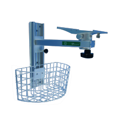 straight arm wall mount stand(with basket)