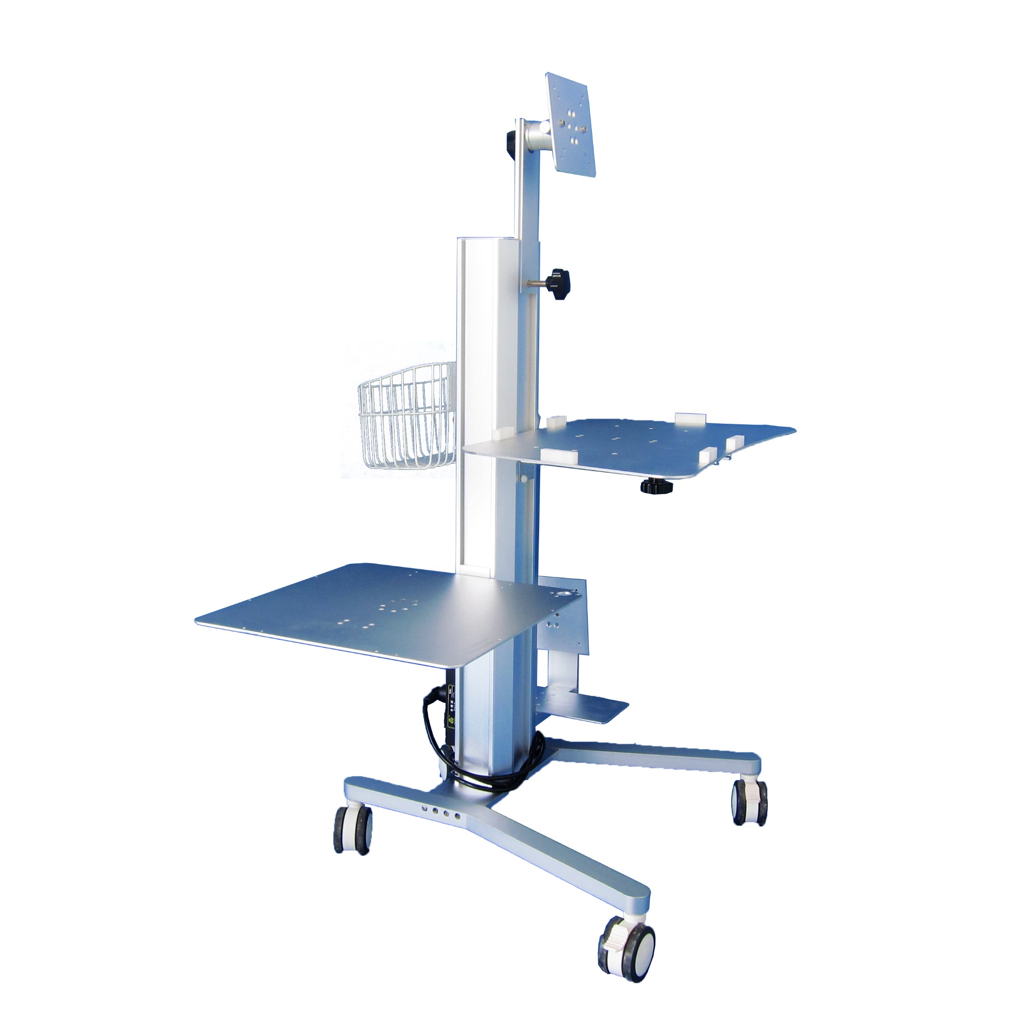 2021 high quality Guaranteed therapeutic equipment medical trolley working trolley station hospital trolly