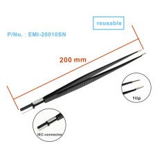 Hot sales import EMI bipolar forceps Black nylon coated Non Stick 1 for electrosurgical unit leep knife IEC socket