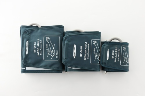 Reusable Single Tube Nylon Green With Ring 3 Size For Blood Pressure Cuff Hospital Electronic Dynamic Sphygmomanometer