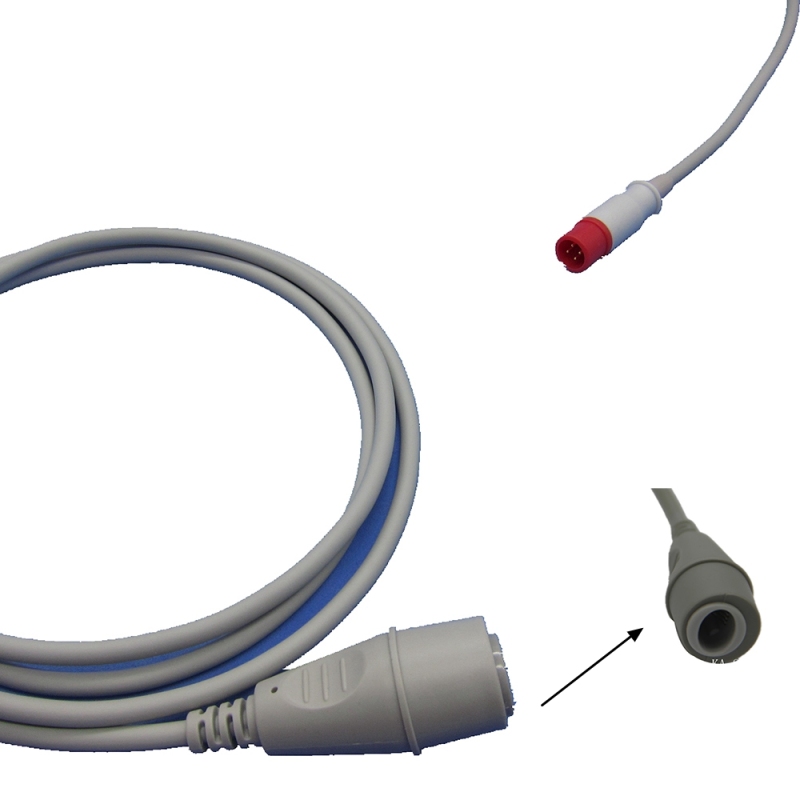 Hot sales IBP Cable With Utah BD ABBOTT Edward Medex Connector For Biolight A-Series IBP Adapter