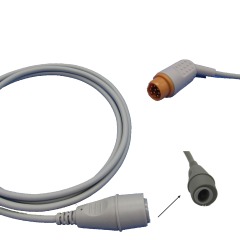 IBP Cable With Utah BD ABBOTT Edward Medex Connector For Siemens Pressure Transducer IBP Adapter