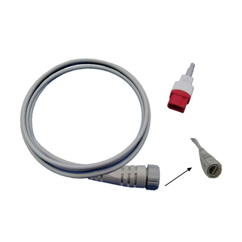 Spacelabs IBP Cable With Utah BD ABBOTT Edward Medex Connector For Pressure Transducer IBP Adapter