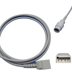 Factory supplier IBP Cable With Utah BD ABBOTT Edward Medex Connector For Comen 12pin IBP Adapter