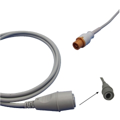 Fukuda 12pin IBP Cable With Utah BD ABBOTT Edward Medex Connector For Pressure Transducer IBP Adapter