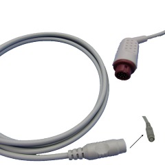 Philip-s IBP Cable With Utah BD ABBOTT Edward Medex Connector For Pressure Transducer IBP Adapter