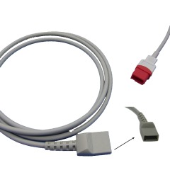 Spacelabs IBP Cable With Utah BD ABBOTT Edward Medex Connector For Pressure Transducer IBP Adapter