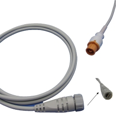 Fukuda 12pin IBP Cable With Utah BD ABBOTT Edward Medex Connector For Pressure Transducer IBP Adapter