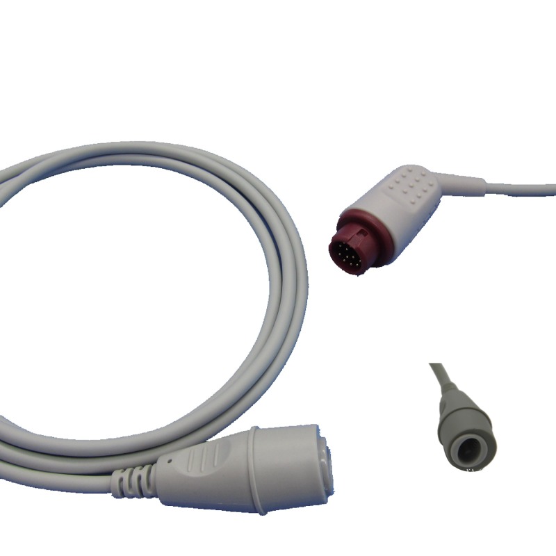 Philip-s IBP Cable With Utah BD ABBOTT Edward Medex Connector For Pressure Transducer IBP Adapter