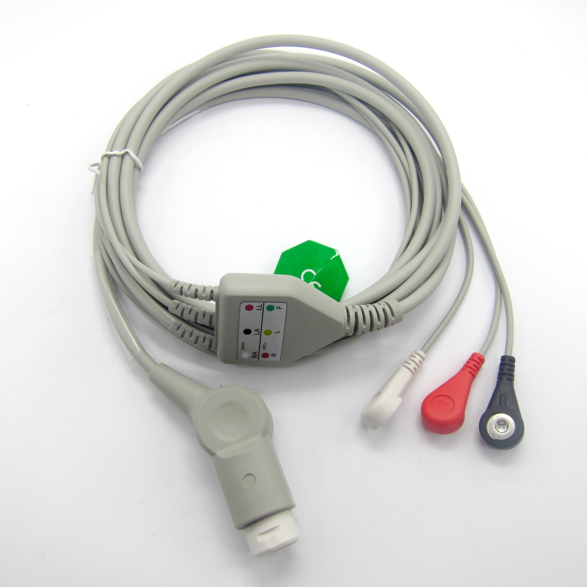 Hot sales One-piece 3 or 5 Leads Snap Or Clip ECG cable and leadwires for PHILIP-S 12pin ECG machine