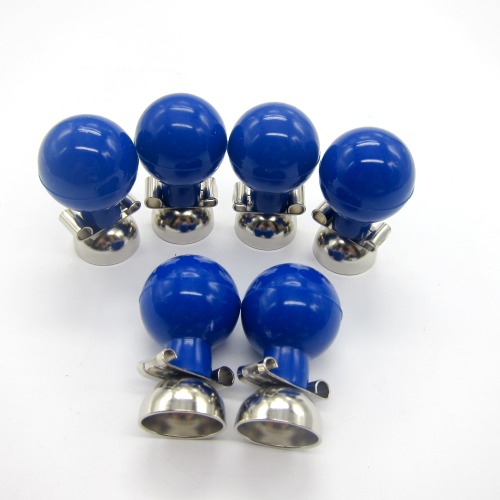 Nickel-plated/Gold-plated /Agcl-plated EKG Suction Electrodes,3.0&amp;4.0 double purpose,metal part OD=21mm,ball OD=27mm