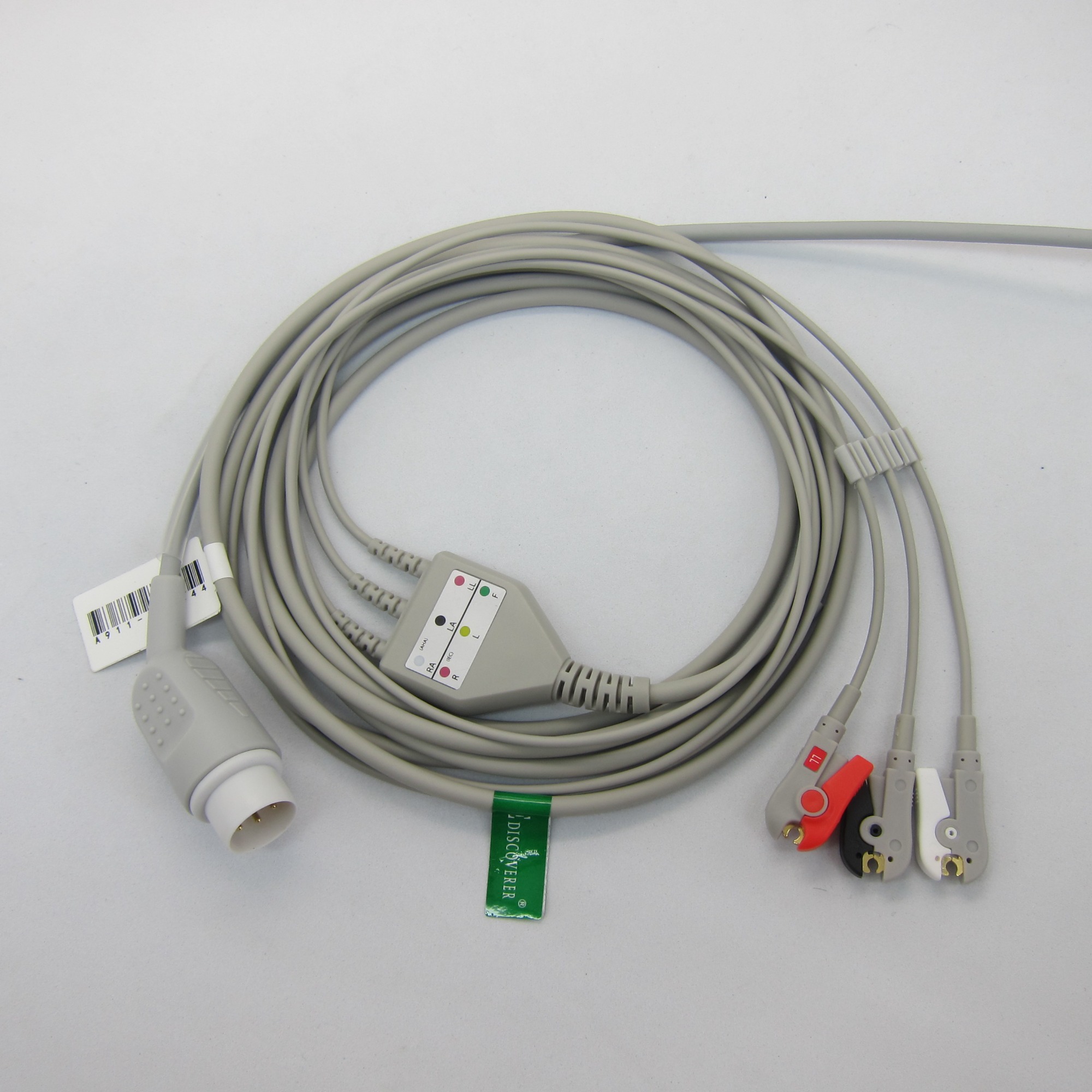 PHILIP-S DEFIBRILATOR One-piece 3 or 5 Leads Snap Or Clip ECG cable and leadwires for ECG machine