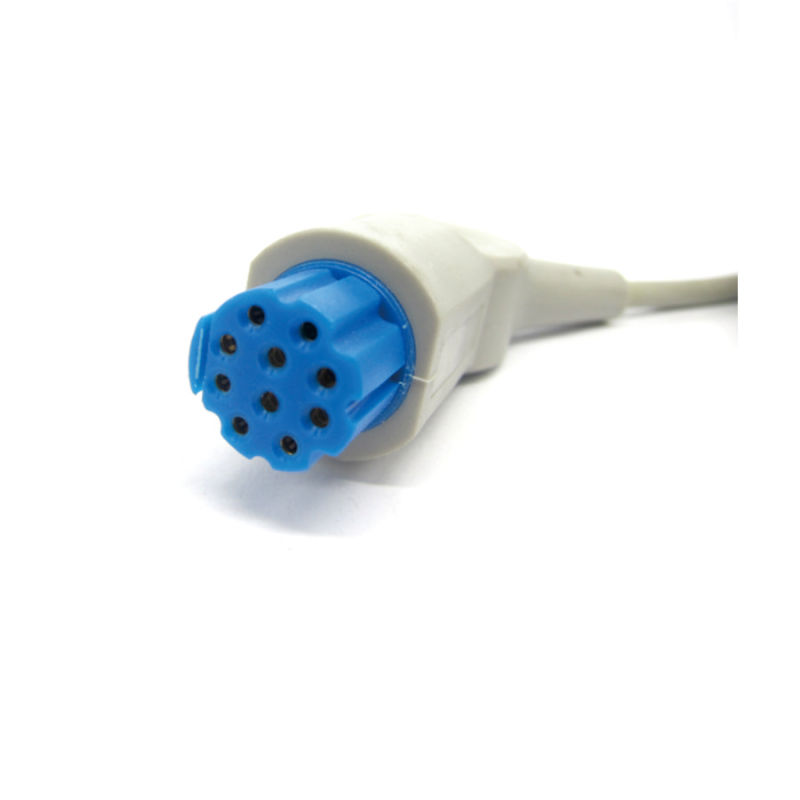 wholesales the new One-piece ECG CABLE with 3 leads, 5 leads snap and clip for DATEX for madical and patients
