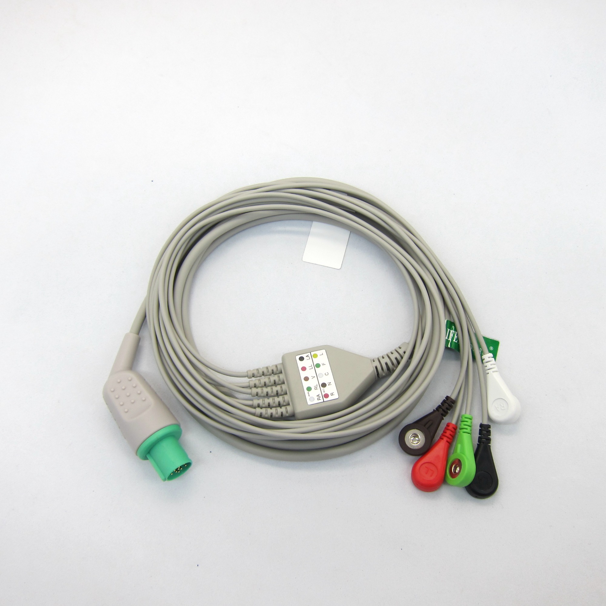 Hellige cardioserv One-piece 3 or 5 Leads Snap Or Clip ECG cable and leadwires for ECG machine