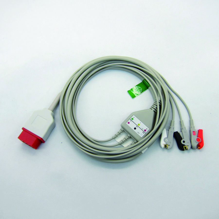 Wholesales One-piece 3 or 5 Leads Snap Or Clip ECG cable and leadwires for Biomet BM7